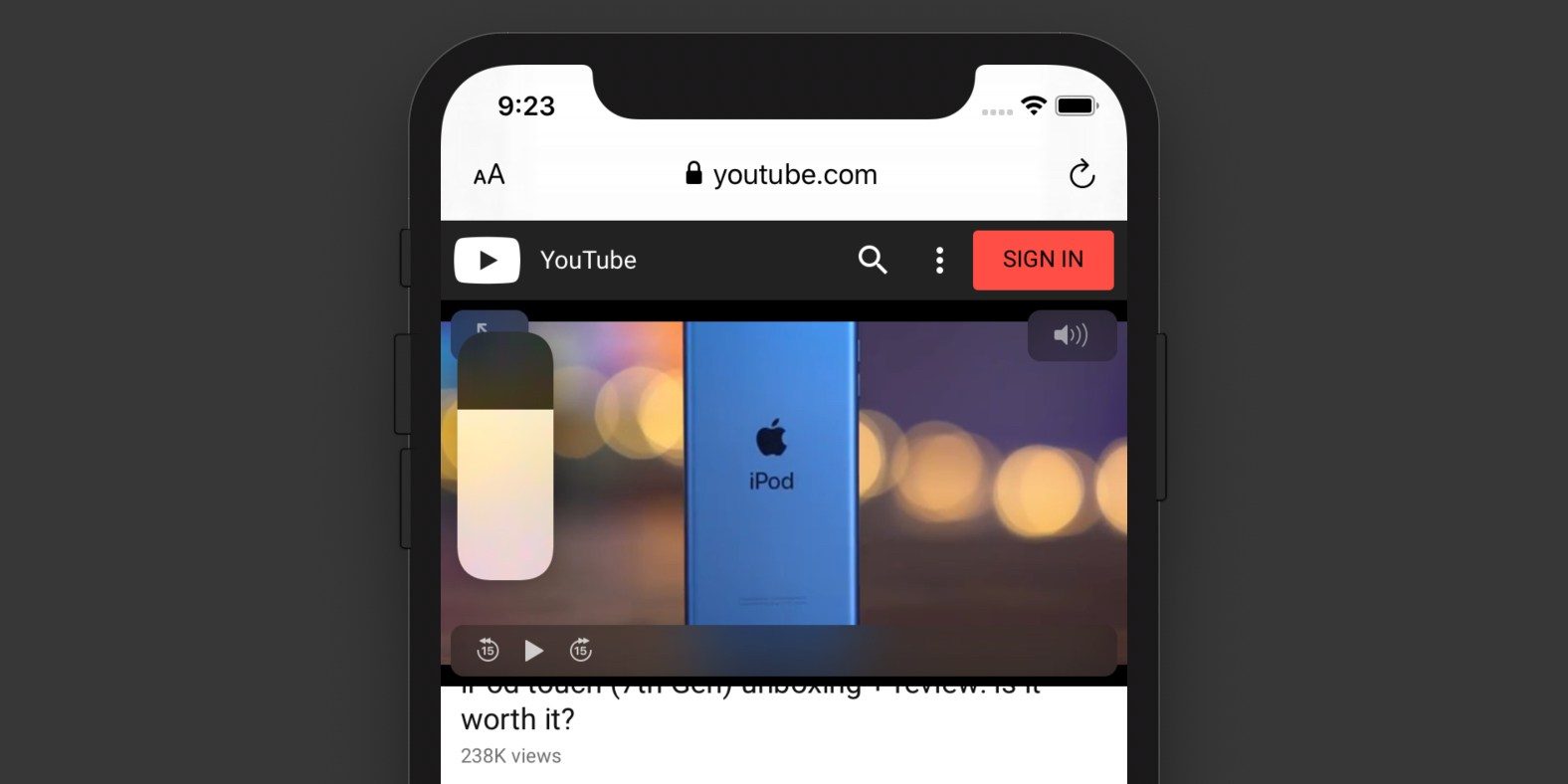iOS にとっては小さな一歩ですが、ユーザーにとっては大きな一歩です: iOS 13 の邪魔にならない音量インジケーター