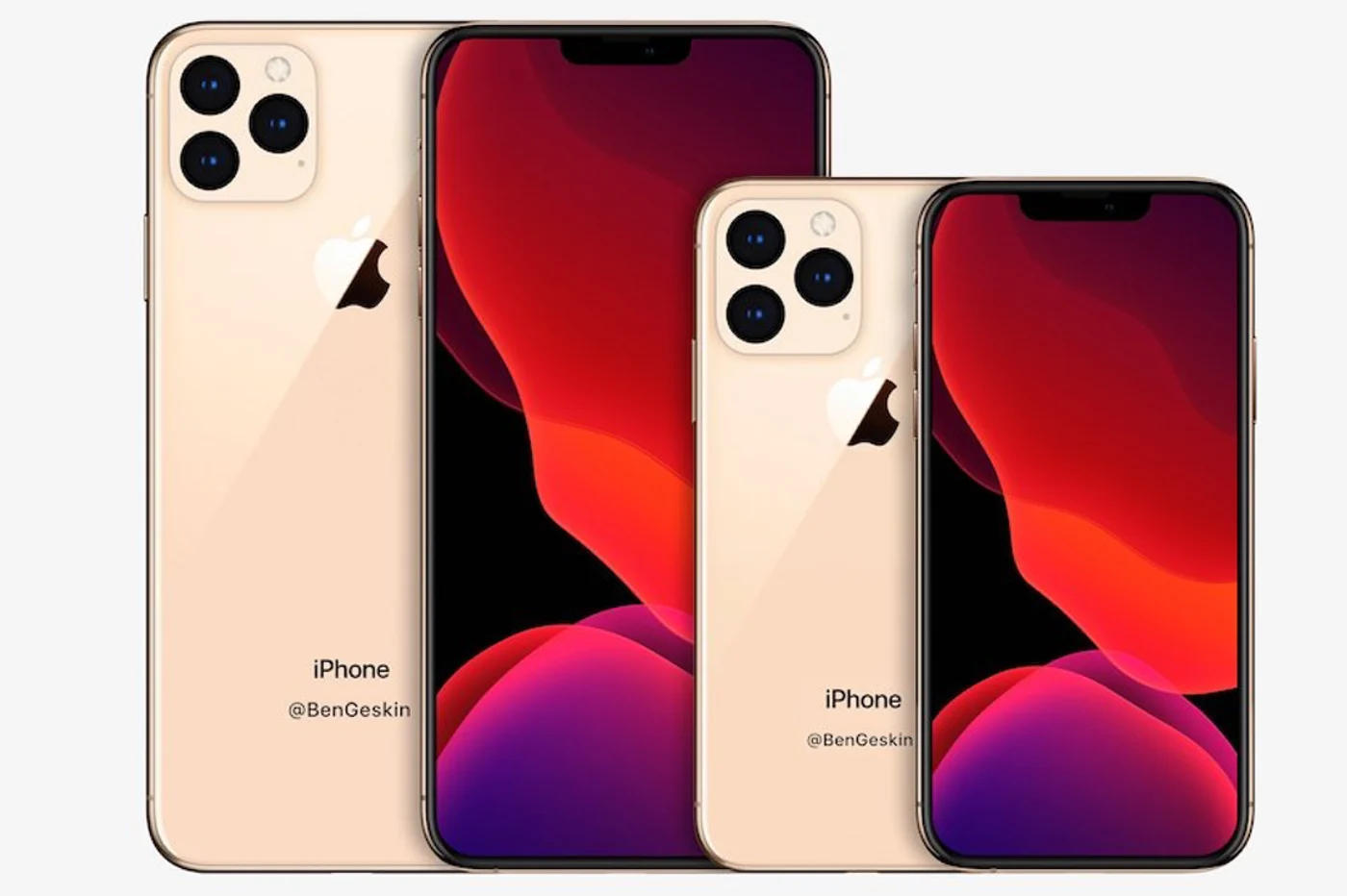 iPhone 2020: 新しい画面サイズを示すレンダリング