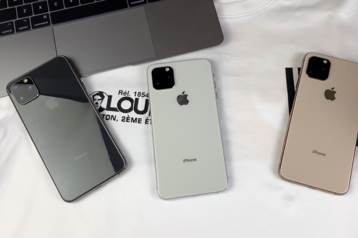 ビデオ: 最初の iPhone 2019 モックアップ