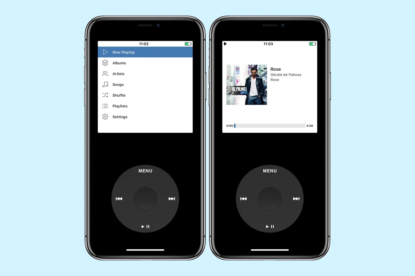 Rewound: iPhone を iPod に変えるアプリ