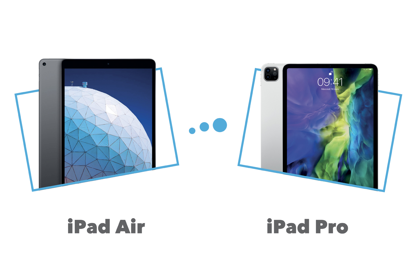 Apple iPad Air と iPad Pro: 比較と違い