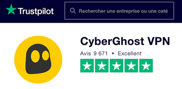 Avis Trustpilot CyberGhost