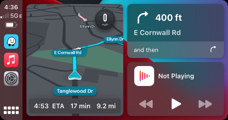 CarPlay et Waze