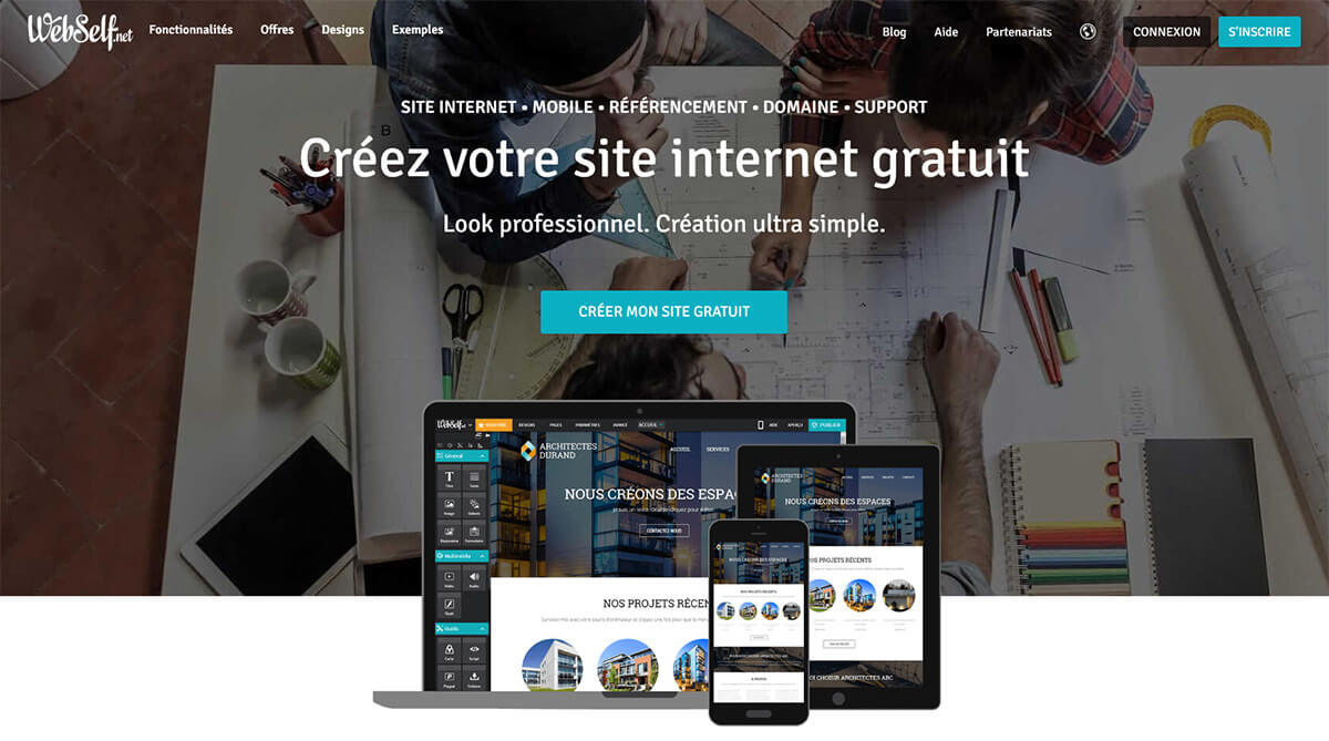 Créer site gratuit WebSelf