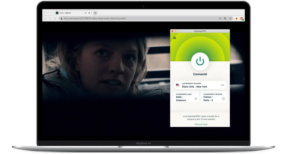 ExpressVPN acces Hulu