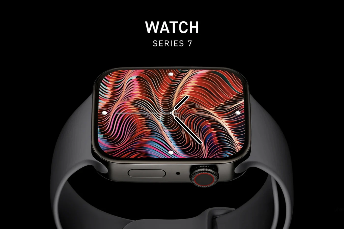 発売直前のApple Watch Series 7の最新レンダリング