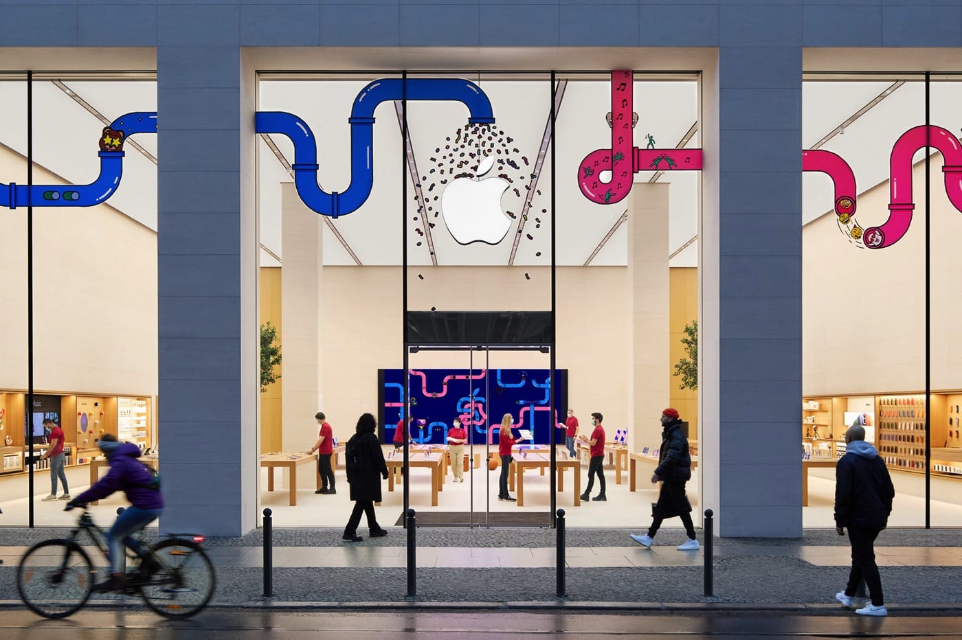 ダウンロードするには: 「Apple Store Berlin」の壁紙