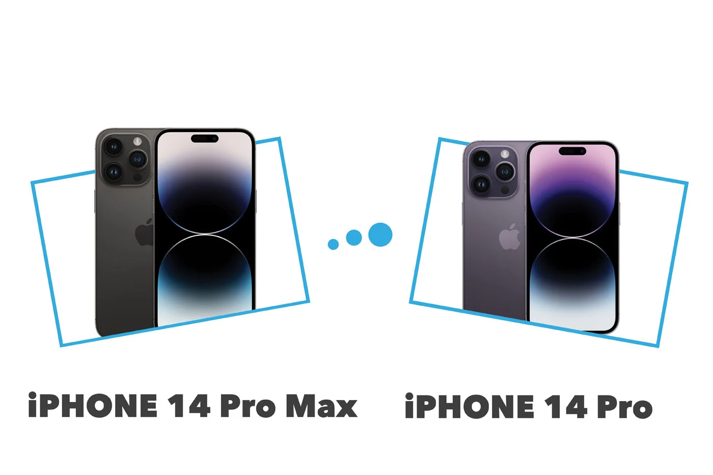 iPhone 14 Pro VS iPhone 14 Pro Max: 比較と違い