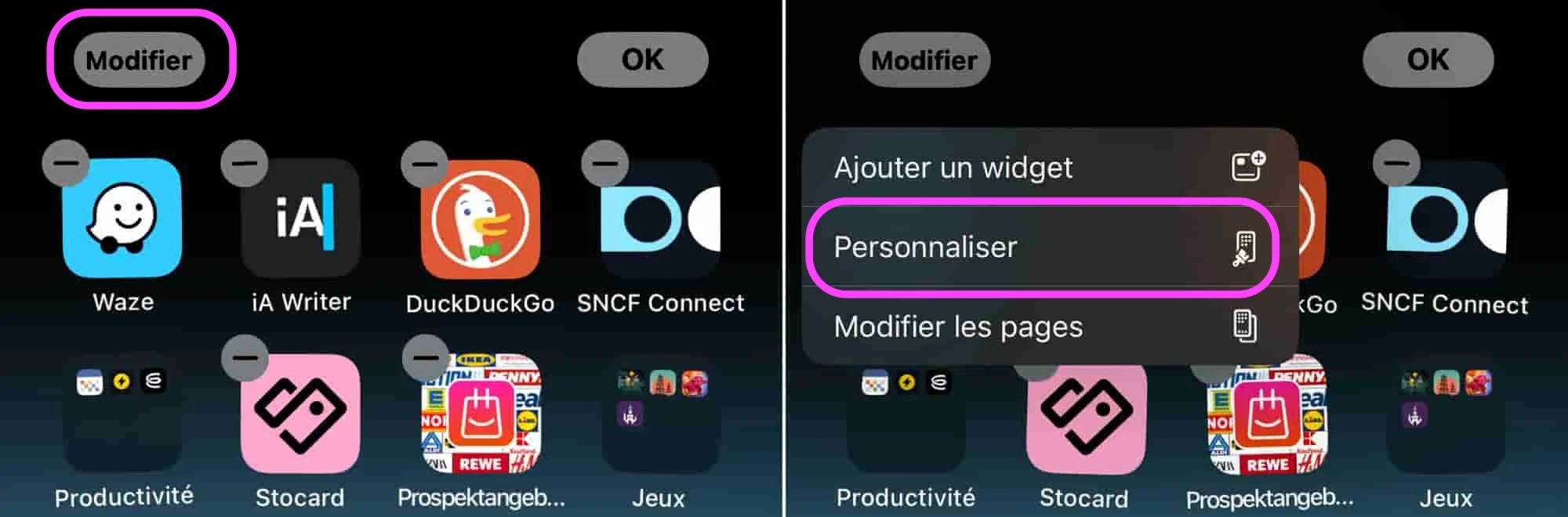 iOS 18 personnaliser Écran accueil