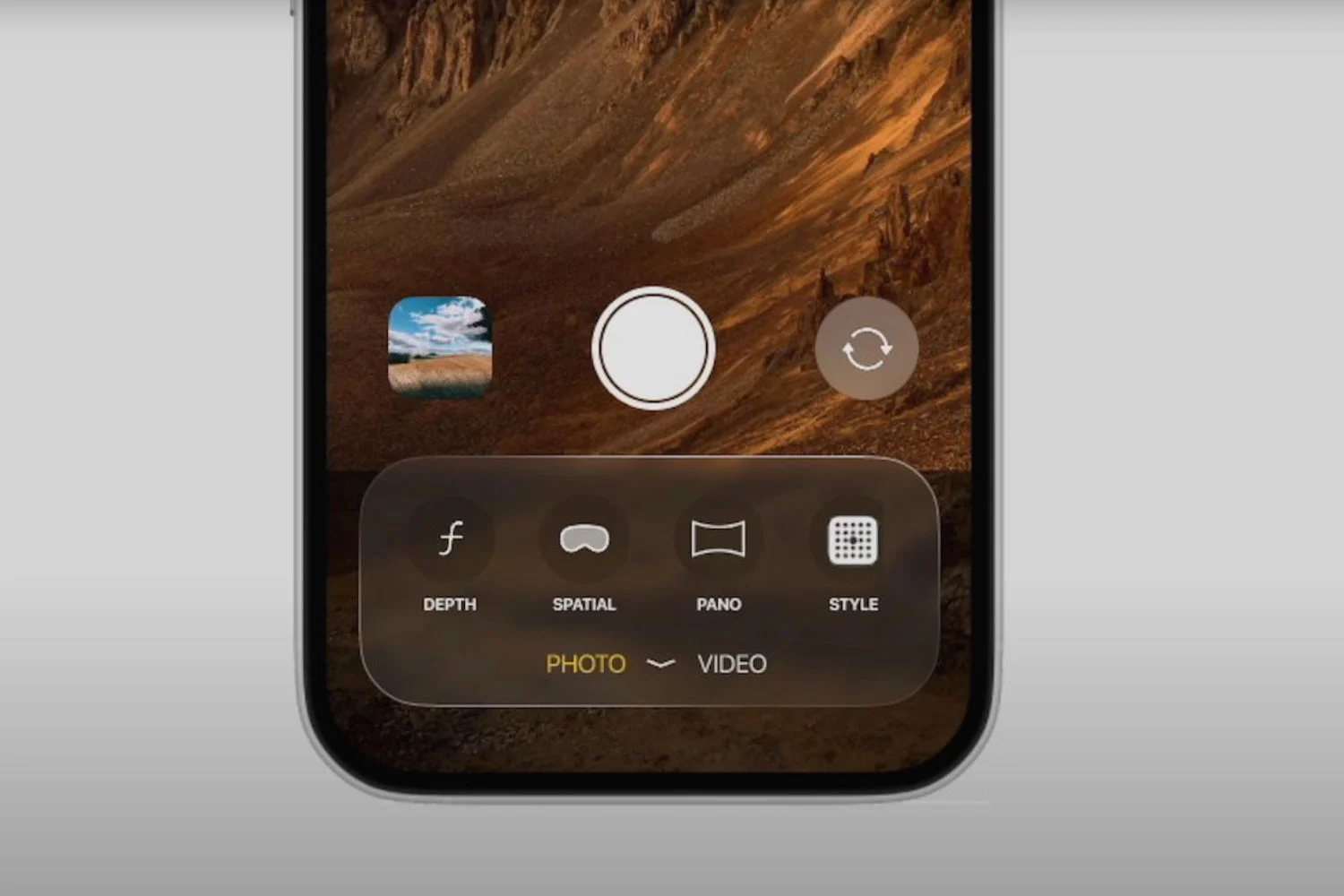 Ios 19 camera concept