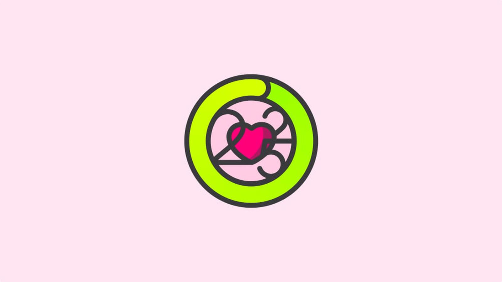 Apple heart month 2025 badge