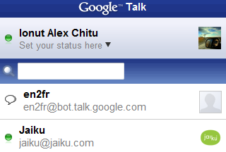 Google トーク en 版 iPhone / iPod touch