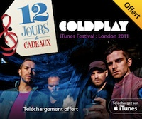 iTunes、12 日間のギフト: この初日に提供される Coldplay タイトルとビデオ