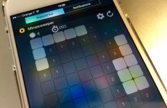 ウィジェット: マインスイーパが戻ってきました...iPhone/iPad 通知センター