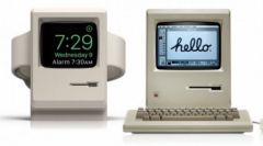 最も愛らしい Apple Watch 充電スタンドで Macintosh をプレイ可能!