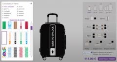 iPhone ライフスタイル: スーツケースと一緒に旅行することで、iPhone へのこだわりを表現しましょう。
