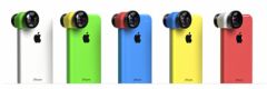 Olloclip レンズが iPhone 5c のカラーに対応